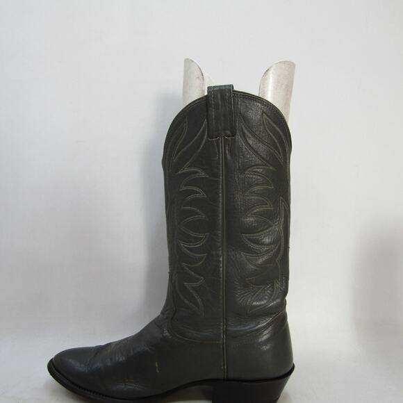 NOCONA Mens Size 9.5 E Gray Leather Cowboy Western Boots main image 8